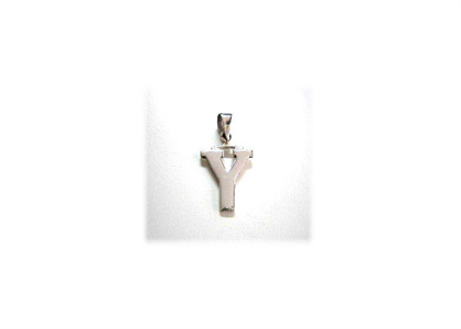 Rhodium Plated | Alphabet Pendants
